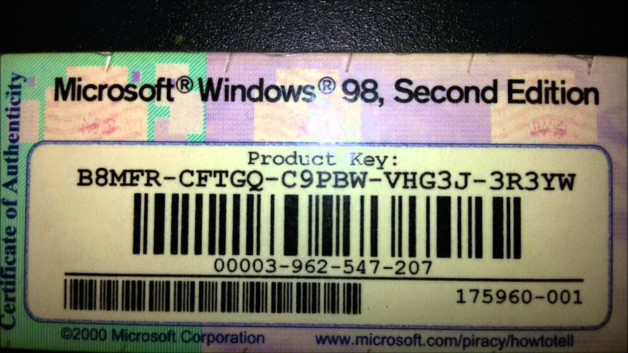 Windows 98 Product Key Generator Online
